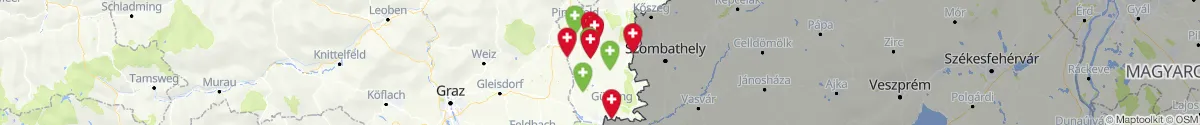 Map view for Pharmacies emergency services nearby Mischendorf (Oberwart, Burgenland)